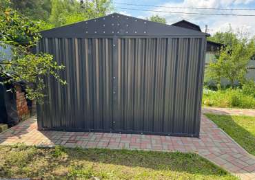 Гараж в графитовом цвете в пос. Мирный, Раменский г.о, МО