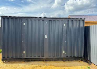 Хозблок в графитовом цвете в дер. Запрудное, Раменский г.о, МО