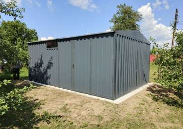 6-метровый автомобильный гараж в дер. Пекуново, Кирмский м.о, Тверская обл. 6-метровый автомобильный гараж в дер. Пекуново, Кирмский м.о, Тверская обл.