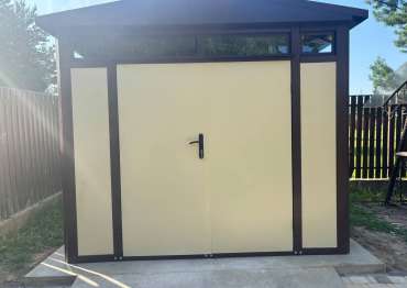 Премиум хозблок с двускатной крышей в дер. Кривоносово, Малоярославецкий р-н, Калужская обл. Премиум хозблок с двускатной крышей в дер. Кривоносово, Малоярославецкий р-н, Калужская обл.