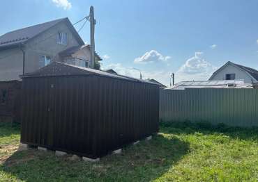 Хозблок в шоколадном цвете в с. Амерово, г. Щелково, МО