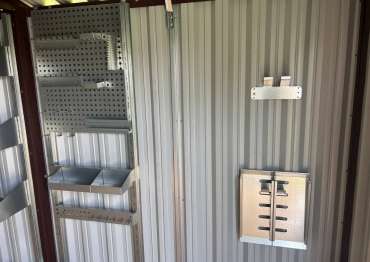 Хозблок для хозяйственного инвентаря и техники в с. Амерово, г. Щелково, МО Хозблок для хозяйственного инвентаря и техники в с. Амерово, г. Щелково, МО