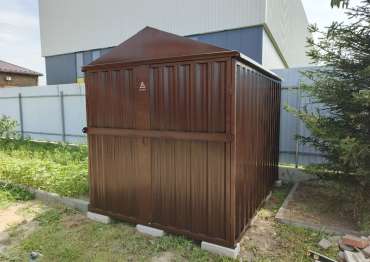 Хозблок в шоколадном цвете в СНТ Связь, Раменский г.о, МО