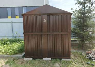 Хозблок с двускатной крышей в СНТ Связь, Раменский г.о, МО