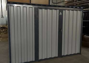 Хозблок с плоской крышей в дер. Чернево, Волоколамский р-н, МО