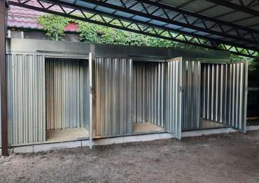 Хозблок с плоской крышей в дер. Спасское, Ленинский г.о, МО