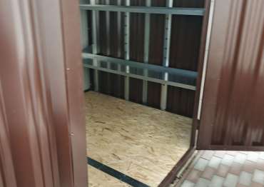 Хозблок в комбинированной расцветке в дер. Теренино, Павлово-Посадский р-н, МО