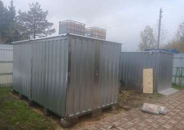 Хозблок для хозяйственных вещей в дер. Черусти, мун.окр. Шатура, МО