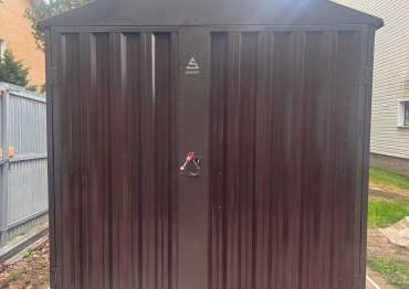 Хозблок с двускатной крышей в СНТ Большая семья, Одинцовский р-н, МО