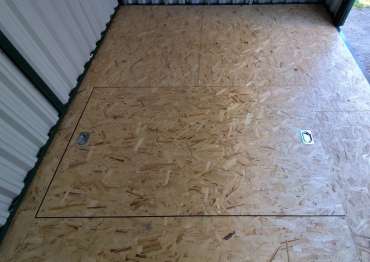 Хозблок с двускатной крышей в дер. Люторецкое, г. о. Чехов, МО