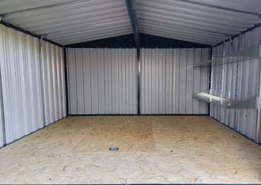 Хозблок в зеленом цвете в дер. Люторецкое, г. о. Чехов, МО