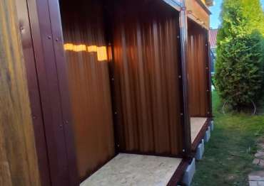 Две дровницы для хранения вещей в дер. Сокольниково, г.о. Домодедово, МО