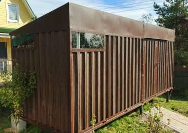 Хозблок для садового инвентаря в дер. Малинки, Сергиево-Посадский г.о, МО