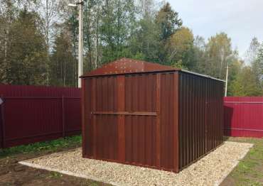 Хозблок в шоколадном цвете в дер. Аймусово, Талдомский г.о, МО