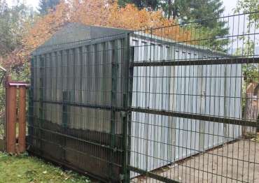 Хозблок в цинковом цвете в дер. Сырьево, Наро-Фоминский г.о, МО