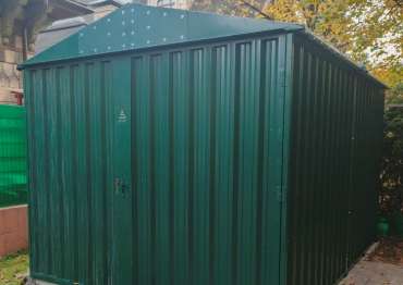 Хозблок в зеленом цвете в с. Акулово, Одинцовский г.о, МО