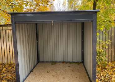 Хозблок в графитовом цвете на территорию частной школы в г. Москва