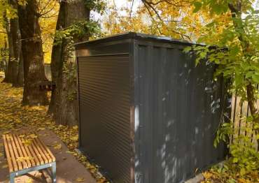 Прочный хозблок на территорию частной школы в г. Москва