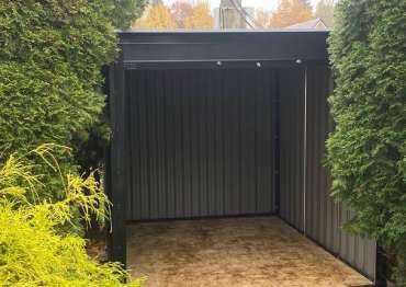 Хозблок в черном цвете в СНТ Озёрное-1, Дмитровский мун.окр, МО