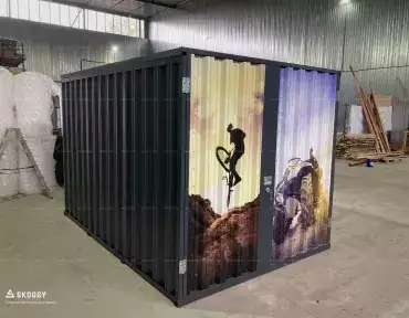 Блок контейнер в цвете палитры RAL Блок контейнер в цвете палитры RAL