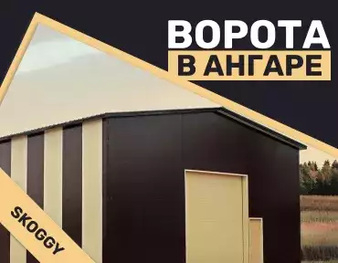 Ворота в ангаре Ворота в ангаре
