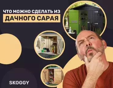 Что можно сделать из дачного сарая Что можно сделать из дачного сарая