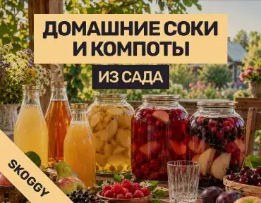 Домашние соки и компоты из сада: рецепты на зиму