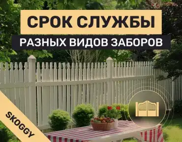 Срок службы разных видов заборов: что учесть при выборе