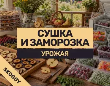 Сушка и заморозка урожая: что лучше выбрать для хранения
