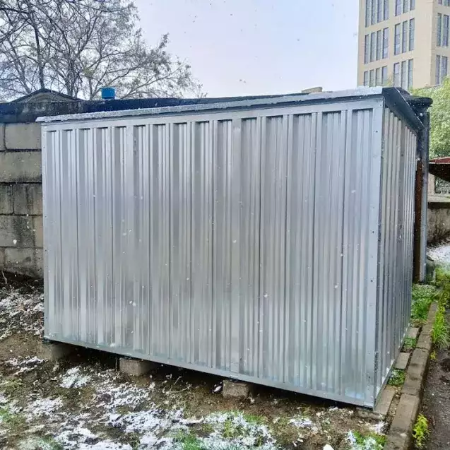 Прочный контейнер для хранения различных вещей в цинковом цвете в г. Москва Прочный контейнер для хранения различных вещей в цинковом цвете в г. Москва