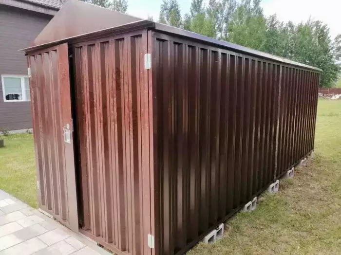 Блок-контейнер для участка в д. Лазурная, Тверская область