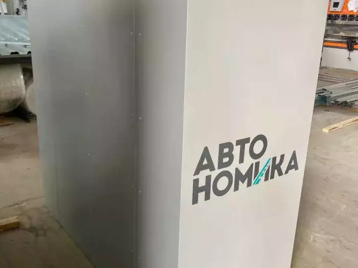 Шкаф для оборудования с логотипом компании в г. Москва