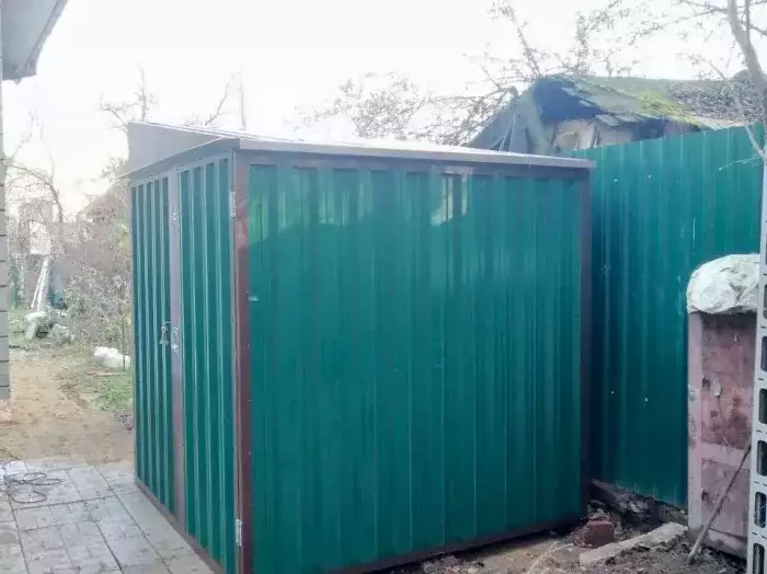 Стильный хозблок в двойной расцветке для заказчика в с. Жаворонки, Одинцовский р-н, МО