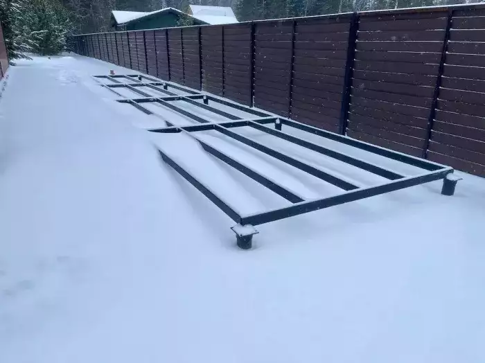 Гараж для автомобиля для загородного участка в д. Титово, Московская ...