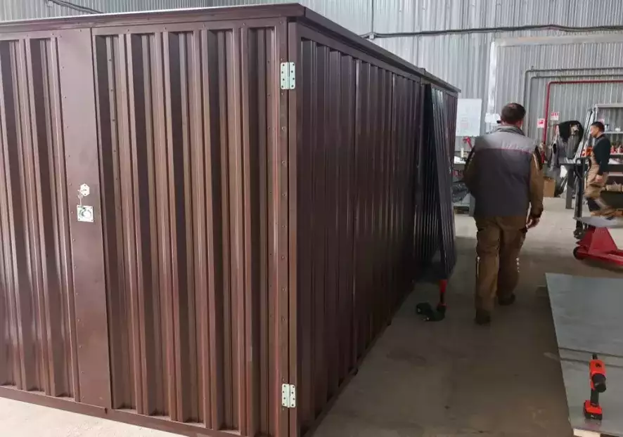 Контейнер для квадроцикла и садового инвентаря в д. Крутово