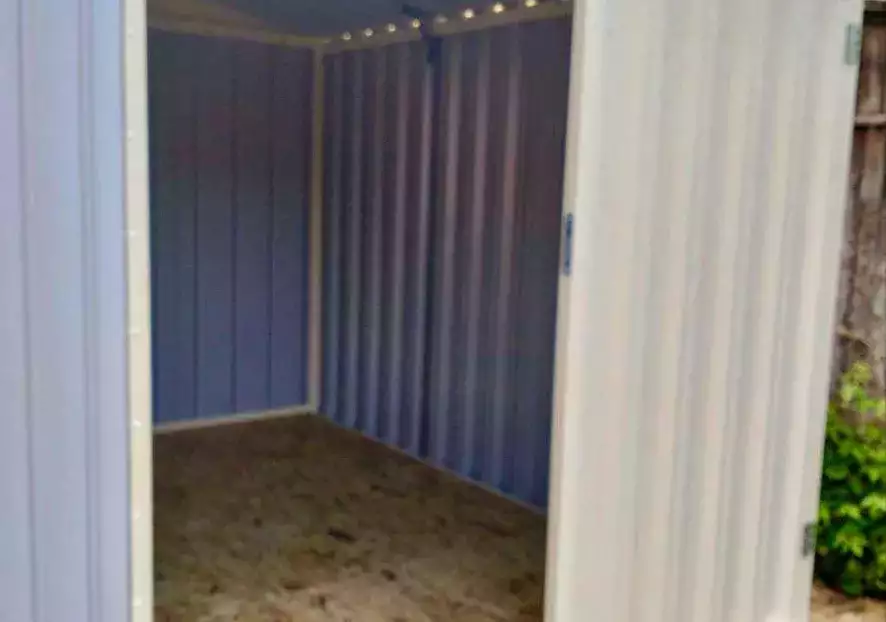 Контейнер для хранения с односкатной крышей в мкрн. Клязьма, г. Долгопрудный, МО