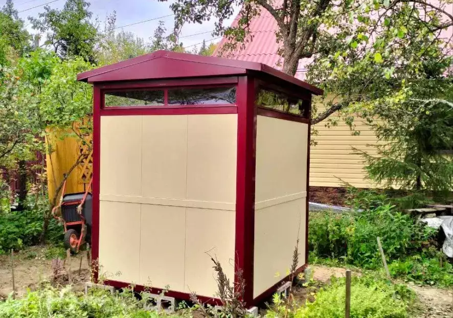 Люксовый контейнер с двускатной крышей в СНТ Луч-2, Сергиево-Посадский район, МО