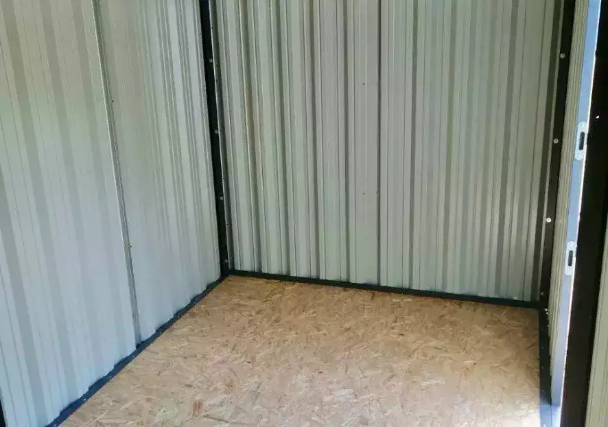 Современный контейнер для хранения садового инвентаря в графитовом цвете в дер. Лаптево, Раменский р-н, МО