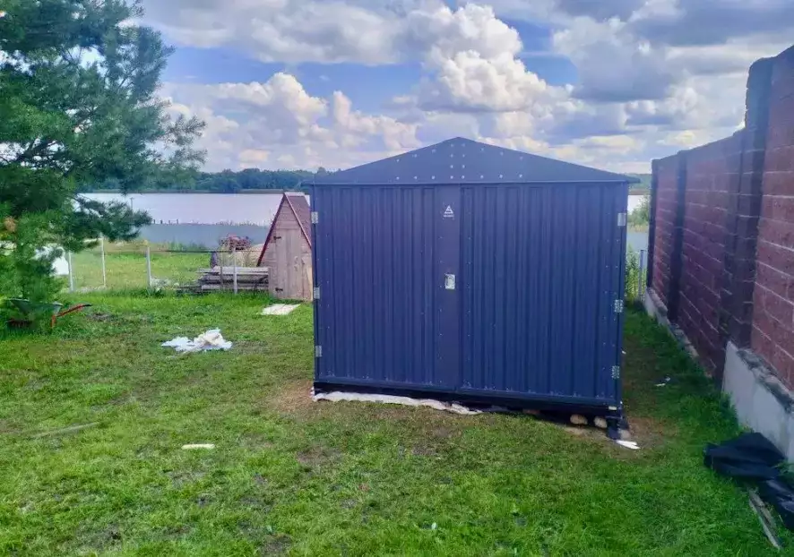 Гараж с увеличенной высотой в дер. Соболево, Тверская обл.