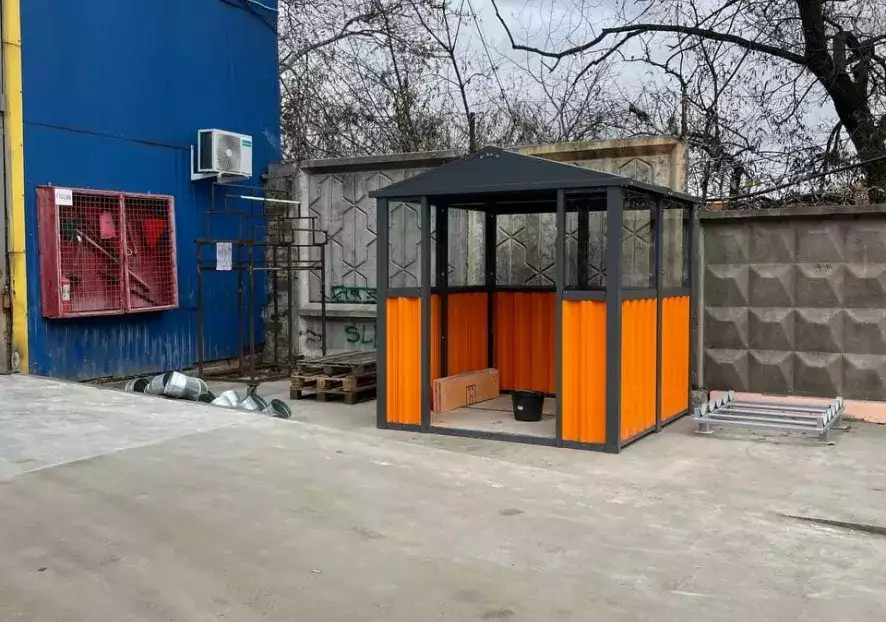 Вместительная беседка-курилка для отдыха сотрудников на территорию организации, г. Мытищи