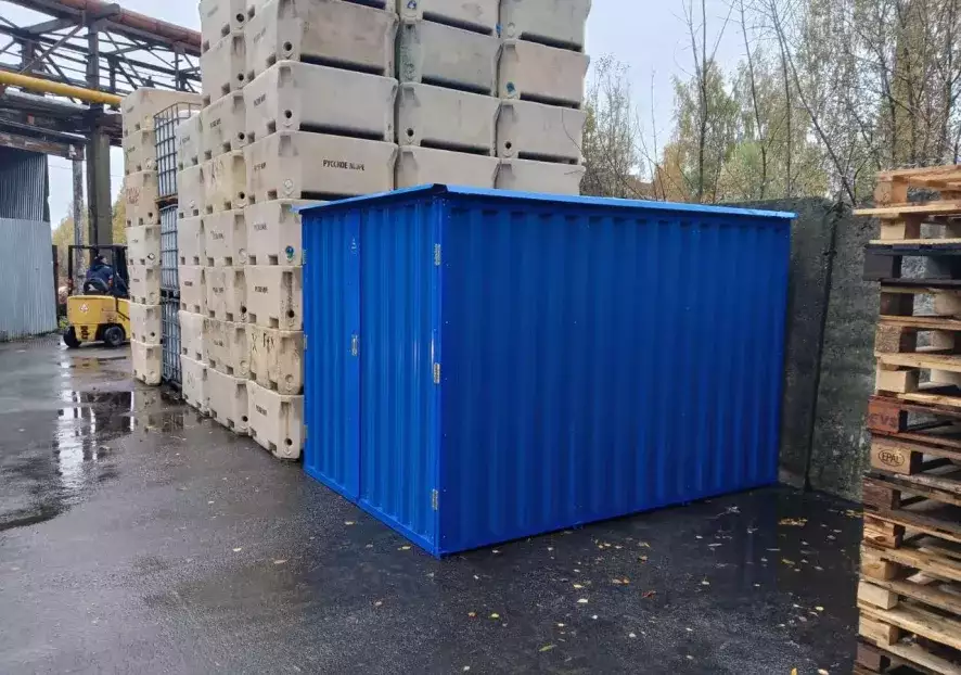 Сборно-разборный контейнер на территорию компании "Русское море" в г. Ногинск, МО