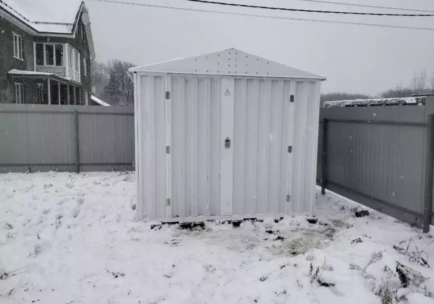 Белоснежный хозблок в дер. Яковлево, Дмитровский г.о, МО