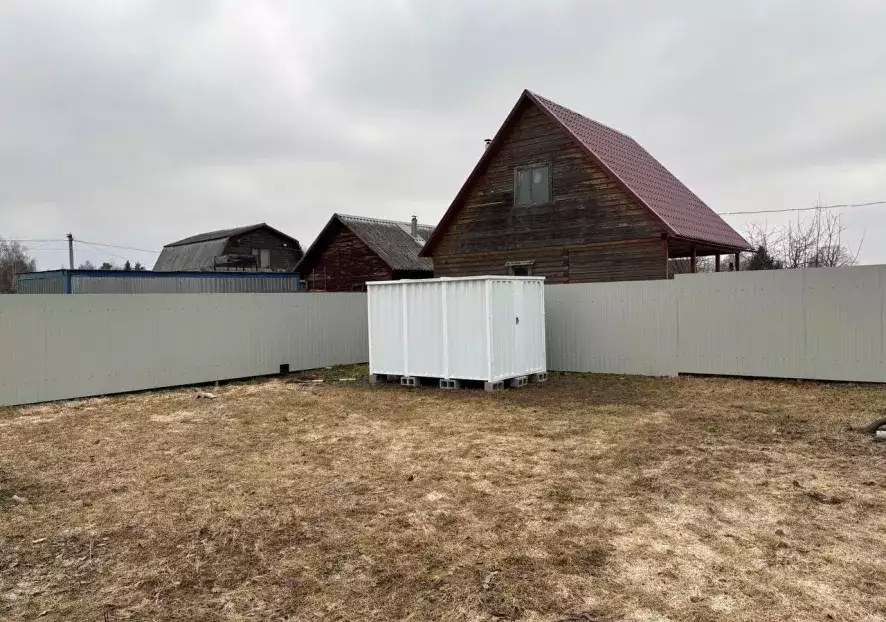 Хозблок в белом цвете в дер. Кичибухино, г. Переславль-Залесский, Ярославская обл.