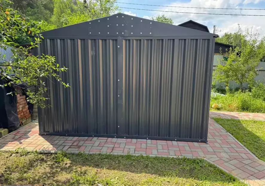 Гараж в графитовом цвете в пос. Мирный, Раменский г.о, МО