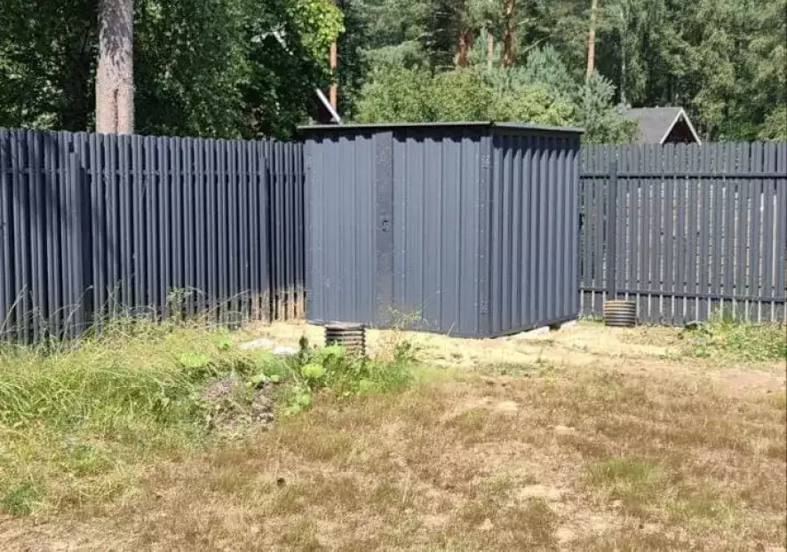 Хозблок для газонокосилки и квадроцикла в дер. Шепелево, Лебяженское г.п, Ломоносовский р-н, Ленинградская обл.