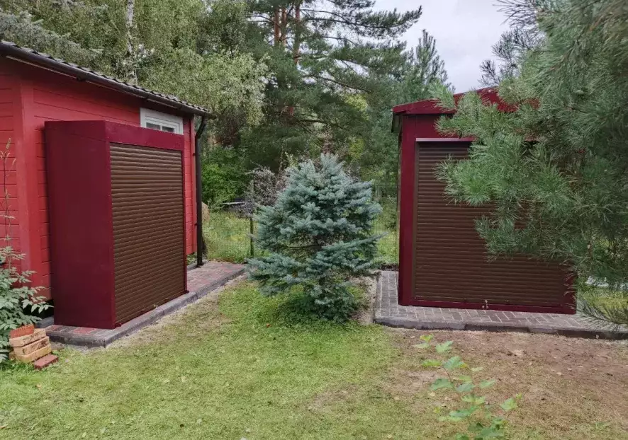 Хозблок + шкаф для садовой техники и инвентаря в дер. Волосово, Петушинский р-н, Владимирская обл.