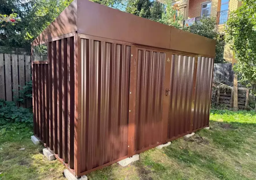 Хозблок для инвентаря, садовой техники и снегоуборочной машины в дер. Кобяково, Одинцовский г.о, МО