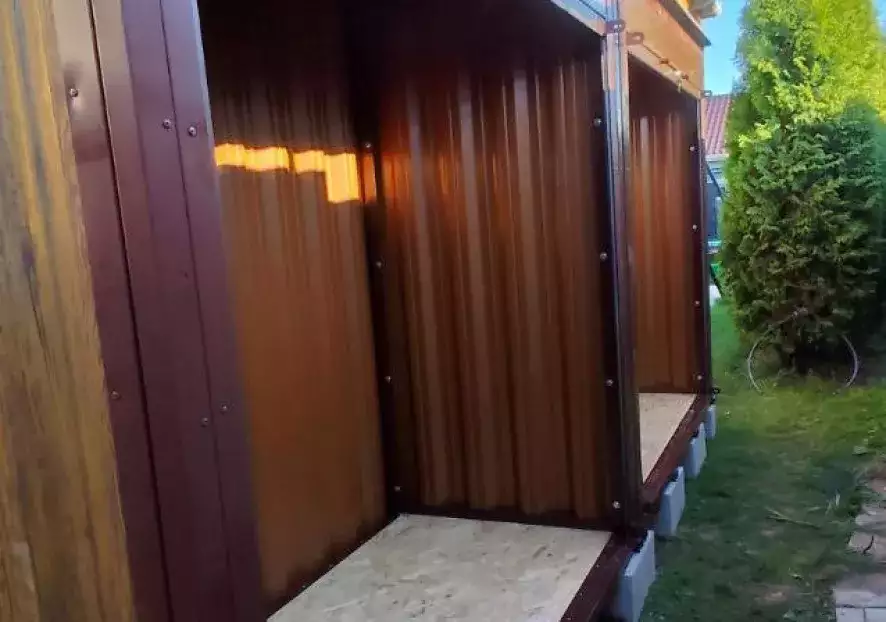 Две дровницы для хранения вещей в дер. Сокольниково, г.о. Домодедово, МО