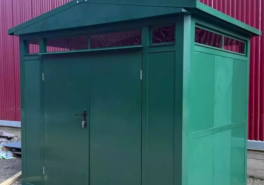 Стильный хозблок SKOGGY в цвете зеленый мох