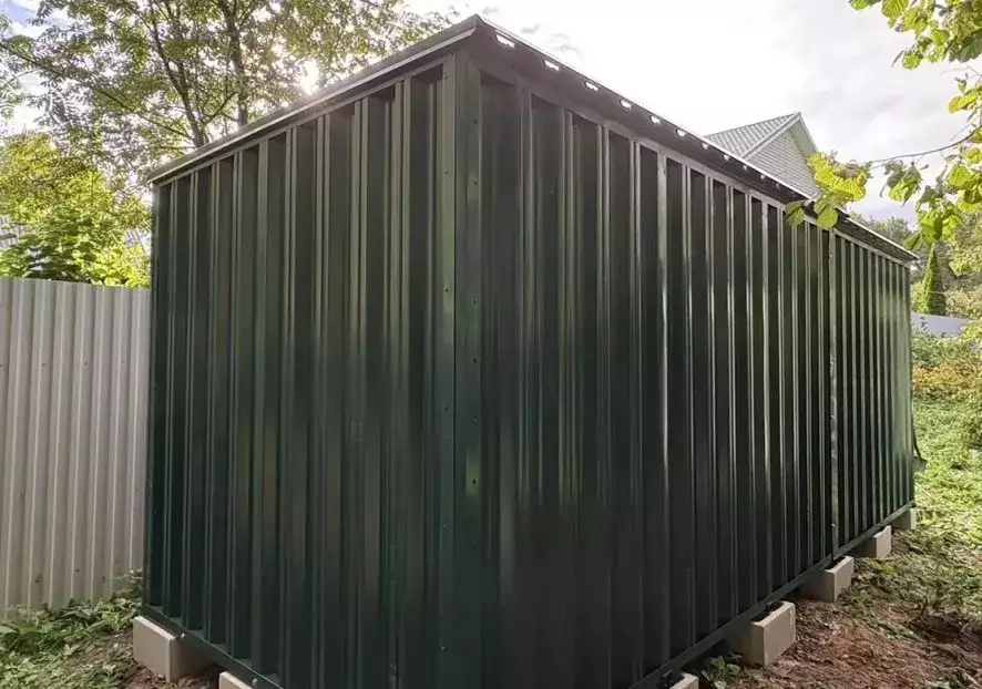 Стандартный хозблок SKOGGY с плоской крышей